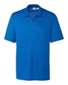 Clique Men's Malmo Snag Proof Zip Polo Shirt In Blue