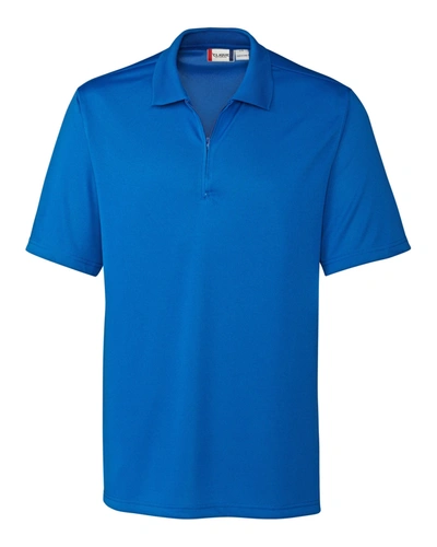 Clique Men's Malmo Snag Proof Zip Polo Shirt In Blue