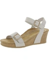 Aetrex Lexa Wedge Sandal In Grey