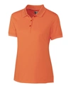 Clique Oslo Pique Lady Polo Shirt In Orange