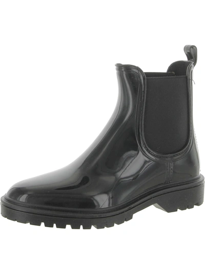 Inc Womens Lug Sole Pull On Chelsea Boots In Black