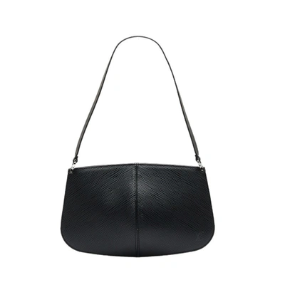 Pre-owned Louis Vuitton Demi Lune Leather Shoulder Bag () In Black