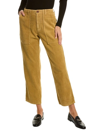 Alex Mill Neil Straight Leg Corduroy Pant In Yellow