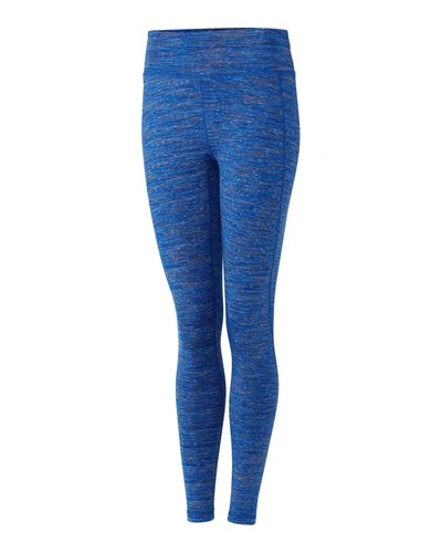 Clique Bolt Active Spacedye Leggings In Blue