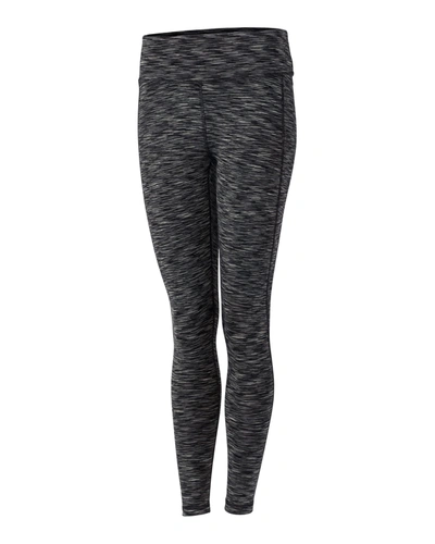 Clique Bolt Active Spacedye Leggings In Black