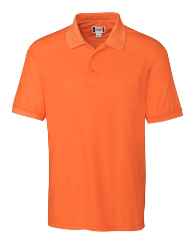 Clique Men's Oslo Piqué Polo Shirt In Orange