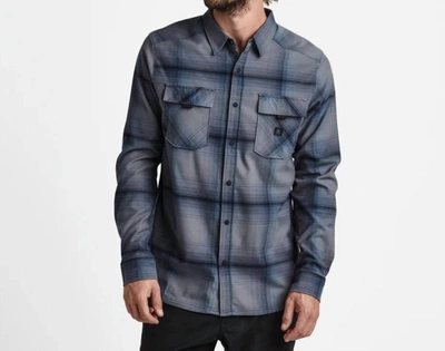 Roark Diablo Alpinist Long Sleeve Flannel In Blue