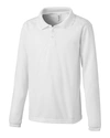 Clique L/s Spin Youth Polo In White