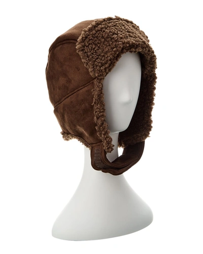 Surell Accessories Sherpa Trooper Hat In Brown