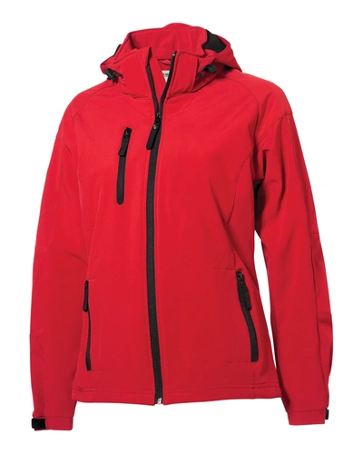 Clique Serac Softshell Jacket In Red