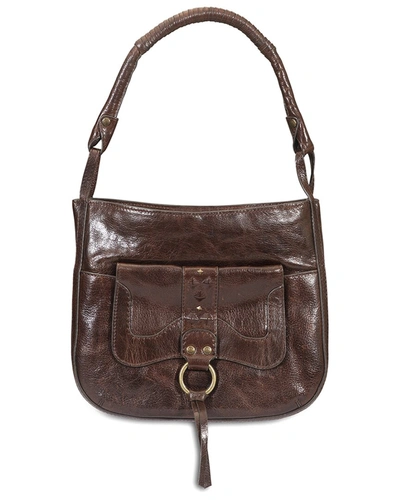 Frye Corrine Leather Crossbody In Brown