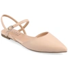 Journee Collection Martine Supernatural Shades Slingback Flat In White