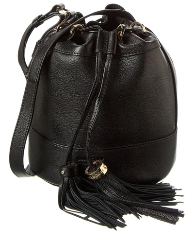 See By Chloé Vicki Leather Bucket Bag In Black