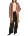 Allsaints Serra 2-in-1 Reversible Shearling Coat In Pink