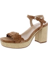 Naturalizer Pandora Womens Suede Ankle Strap Heels In Multi