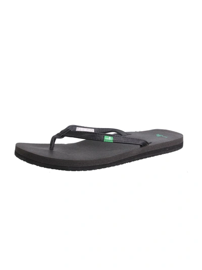 Sanuk Yoga Spree 4 Flip Flop In Black