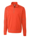 Clique Men's Helsa Half Zip Jacket In Orange
