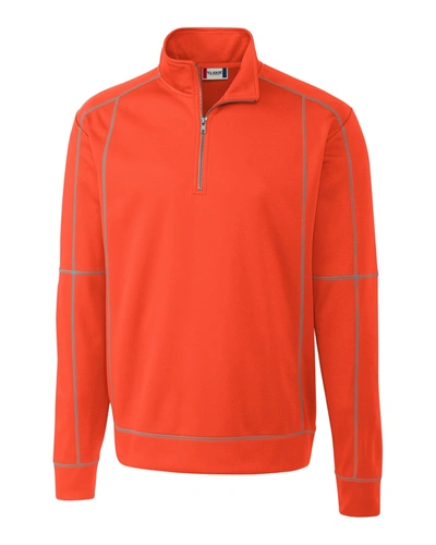 Clique Men's Helsa Half Zip Jacket In Orange