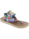 SANUK SLING ST X PPF WOMENS PRINTED CASUAL THONG SANDALS