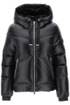 Woolrich Nylon Down Jacket In Black (black)