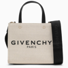 GIVENCHY GIVENCHY G MINI BEIGE CANVAS TOTE BAG WOMEN