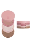 Kaja Face Bento Cream Bronzer, Powder Blush & Highlighter Sculpting Trio 00 Sugar Cookie