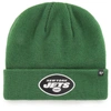 47 YOUTH '47 GREEN NEW YORK JETS BASIC CUFFED KNIT HAT