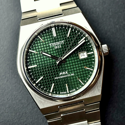 Pre-owned Tissot Prx Powermatic 80 Automatic Men's Wristwatch T137.407.11.091.00