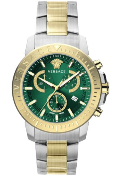 Pre-owned Versace Men's Ve2e00421 Chrono 45mm Quartz Watch