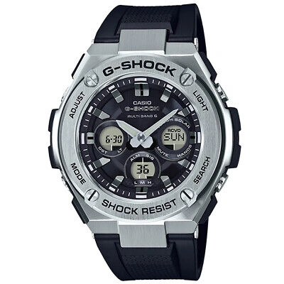 Pre-owned Casio G-shock G-steel Radio Solar Gst-w310-1ajf Men Watch In Box Japan