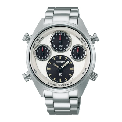 Pre-owned Seiko Prospex Speedtimer Chronograph Solar Watch Sber009 / Sfj009 Usus