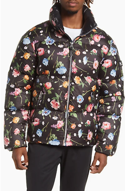 Pre-owned Mackage Men's Kent Water Repellent Puffer Jacket Msrp $1050 Size 38, 6d 1869 In Floral