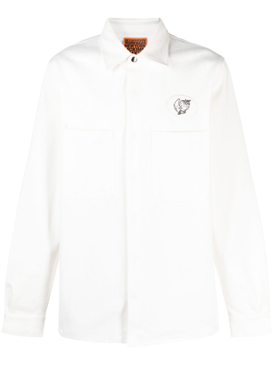 Sky High Farm X Alastair Mckimm Workwear Shirt In White