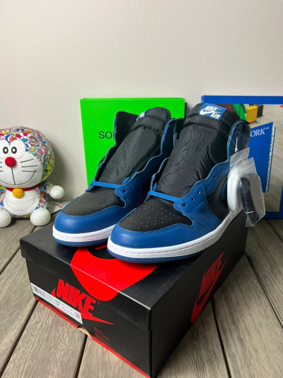 Pre-owned Jordan Nike Air Jordan 1 Retro High Og “blue Marina” Shoes