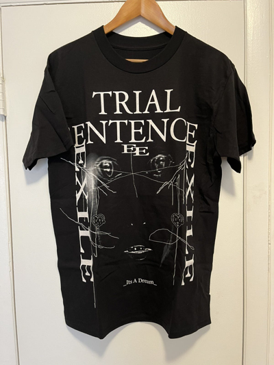 Pre-owned Drain Gang X Sad Boys Bladee Trial Sentence Tshirt In Black