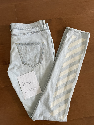 Pre-owned Off-white Denim In Blue
