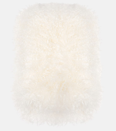 Magda Butrym Shearling Muff In White