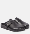 BALENCIAGA SUNDAY LEATHER CLOGS