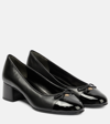 Tory Burch Bow Detailed Block-heel Pumps In Black