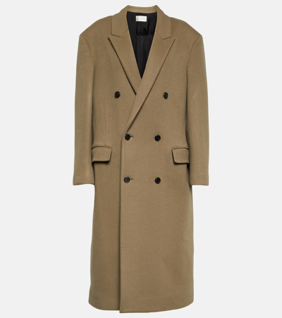 The Row Anderson Cashmere Coat In Brown