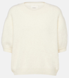 Lisa Yang Juniper Cashmere Short-sleeved Sweater In Neutrals