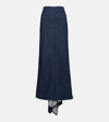 MAGDA BUTRYM LOW-RISE DENIM MAXI SKIRT