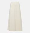 LISA YANG ASTA BRUSHED CASHMERE MIDI SKIRT