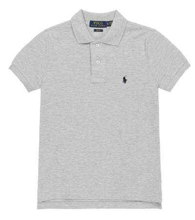 Polo Ralph Lauren Kids' Cotton Polo Shirt In Grey