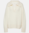 Lisa Yang White Kerry Sweater In Neutrals