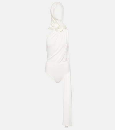 Magda Butrym Verzierter Body In White