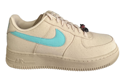 Pre-owned Nike Air Force 1 Low Rtfkt Clone X Human (edition Of 1782) In Natural/baltic Blue-natural