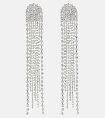 Magda Butrym Crystal-embellished Drop Earrings In Silver