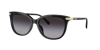 Coach Woman Sunglasses Hc8378u Cl926 In Grey Gradient