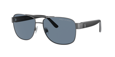 Polo Ralph Lauren Man Sunglasses Ph3122 In Polarized Blue